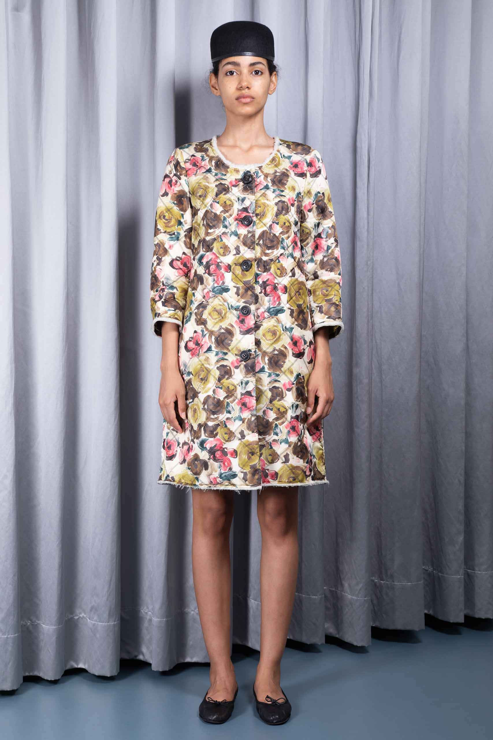 THAKOON — Silk padded coat