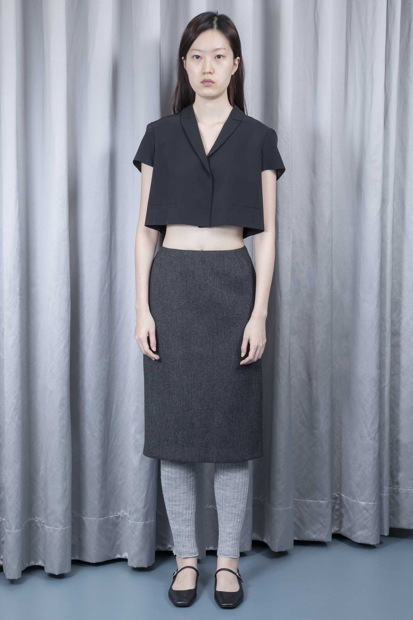 PRADA — Wool pencil skirt (4/5)