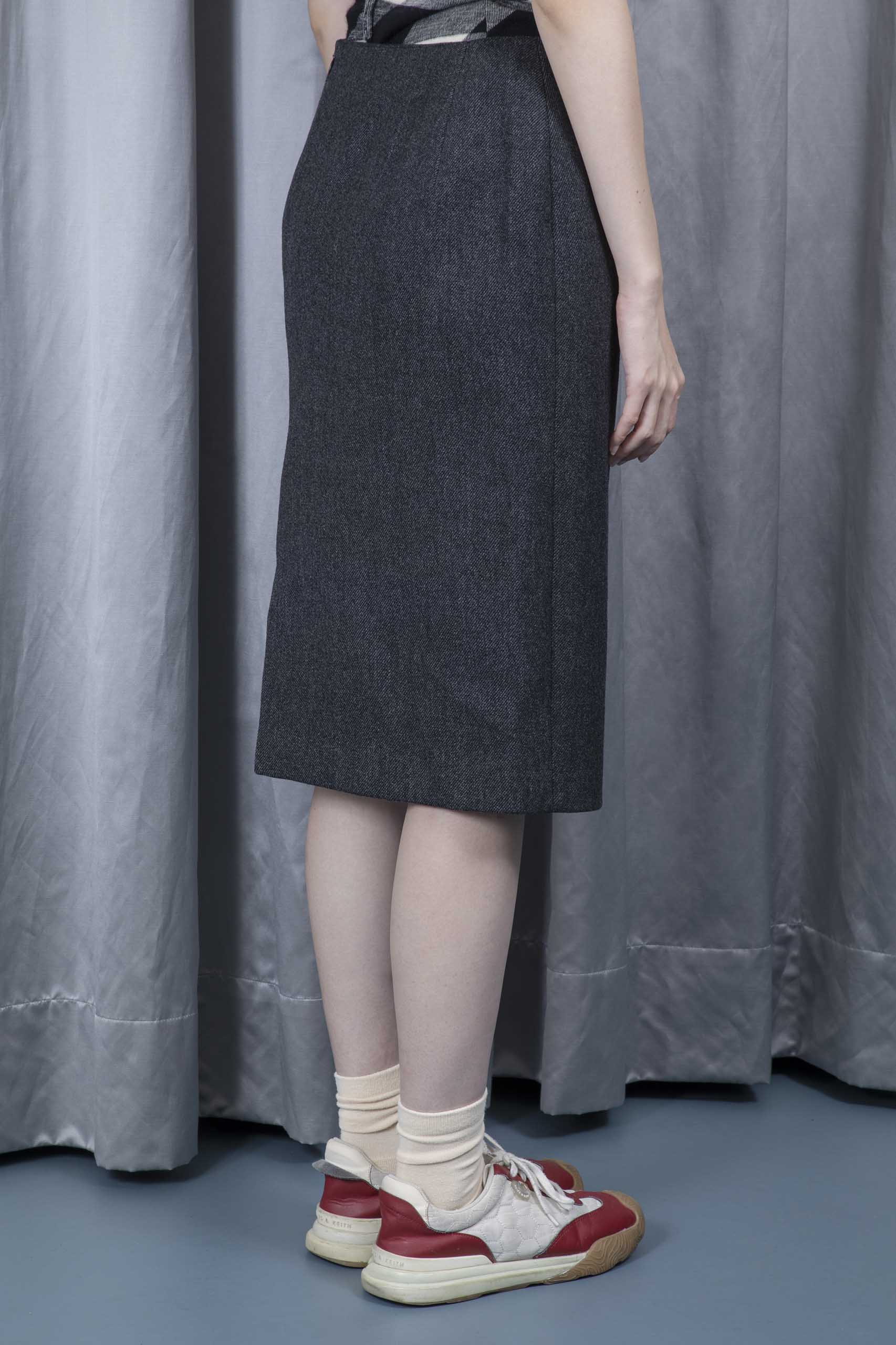 PRADA — Wool pencil skirt (3/5)