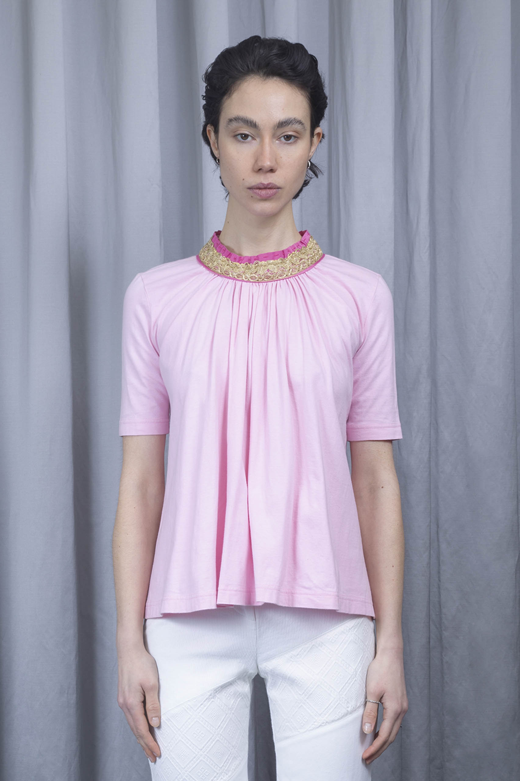 JUNYA WATANABE — Embroidered collar blouse