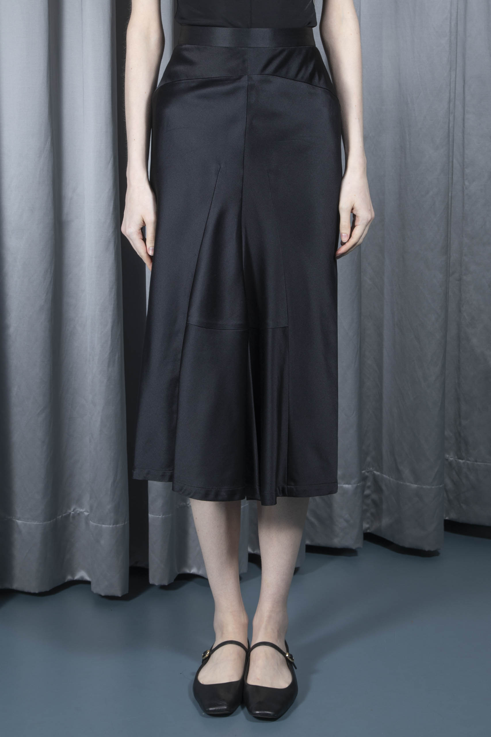JUNYA WATANABE — Silk satin mermaid skirt