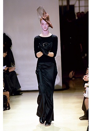 JUNYA WATANABE — Silk satin mermaid skirt (4/5)