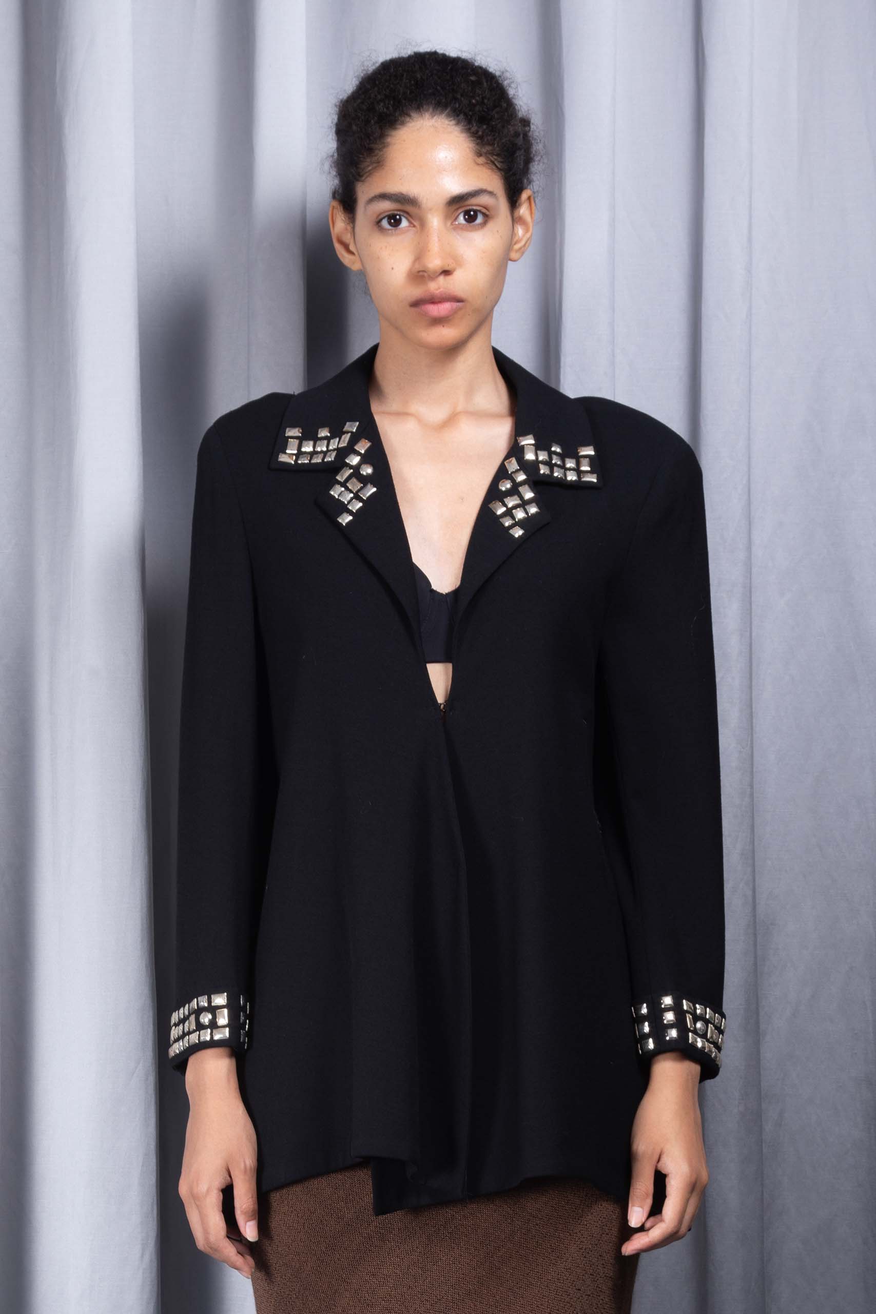 YOHJI YAMAMOTO — Plaque-embellished blazer
