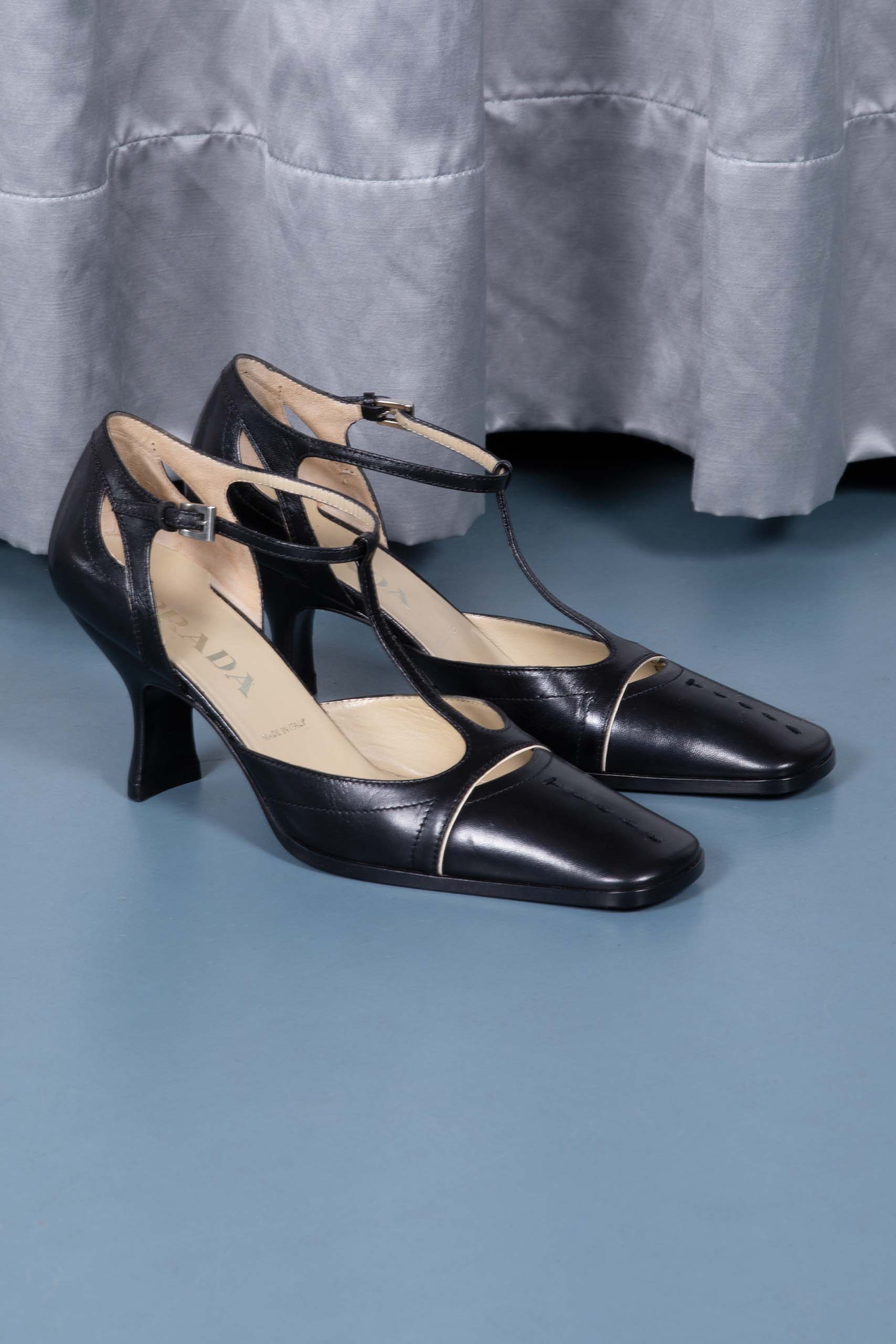 PRADA — T-bar pumps